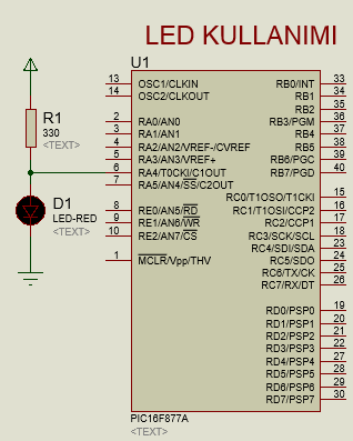 Pic Power-on Reset durumunda yani ilk açılışta bu