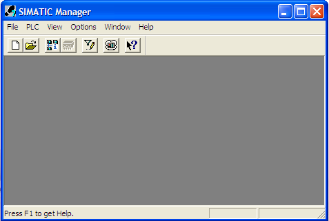 STEP 7 Simatic Manager Başlamak için Simatic Manager iconuna basın.