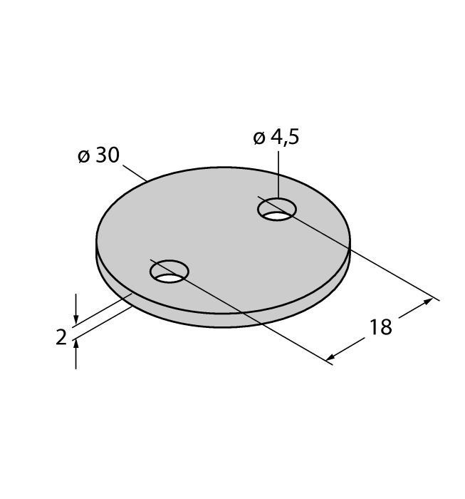 Koruma plakası SP1 QR14 kullanılmasını öneriyoruz SP1-QR14 1590873 Koruma plakası Ø 30 mm, alüminyum