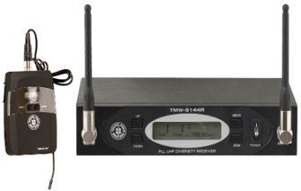 TMW-9144 LTHSGT TMW-9144R Receiver + TMW-9144P Bodypack+ HM-38 headset Mikrofon + LM- 10 Yaka Mikrofonu + Gitar Kablosu; Receiver Özellikleri; 144 Kanal, Akıllı Tanıma, Akıllı ID kilidi, 100 metreye
