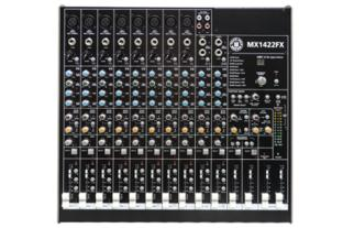 MX1422FX+ TAC-MP3-T 12 Kanal Efektli/MP3 Çalar Deck Mixer - Toplam 14 Giriş 8 Mikrofon-Line, 2 adet Stereo, Toplam 12 Kanal, RCA, 20Hz to 50KHz± 3dB, Her mono kanal için 3 band EQ, Stereo kanallar