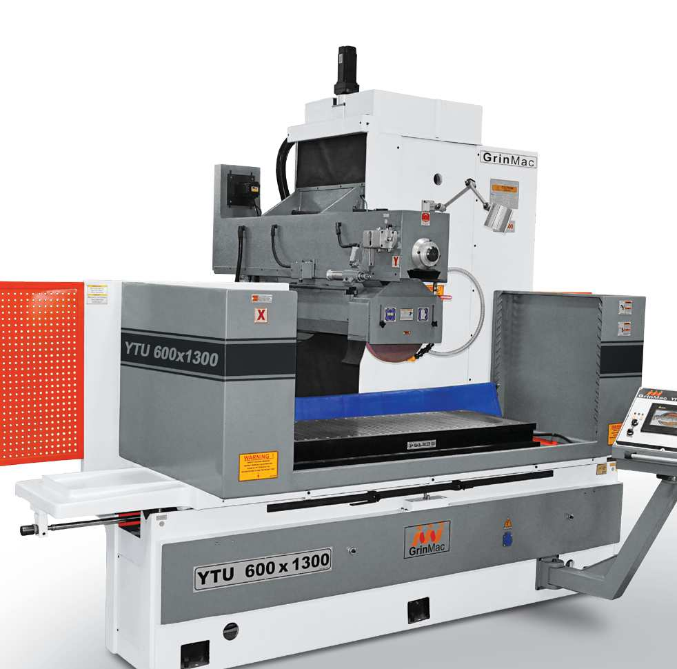 Yatay Milli Satıh Taşlama Makinesi Horizontal Spindle Surface Grinding Machine YTU 1300 İsteğe göre servo motor kontrol üniteli yapılır. If required servo motor control unit can be applied.