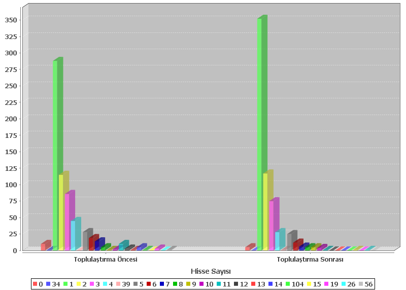 lerin Hisse Dağılım Analizi Hisse () Toplulaştırma Öncesi Toplulaştırma Sonrası 34 1 0 1 288 352 2 115 117 3 86 75 4 45 28 39 0 1 5 28 25 6 19 12 7 14 6 8 5 5 9 1 5 10 2 4 11 10 1 12 3 0 13 1 0 14 5