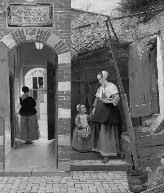 79 Tablo 8: Pieter de Hooch, Delft te Bir Evin Avlusu, 1658 17.