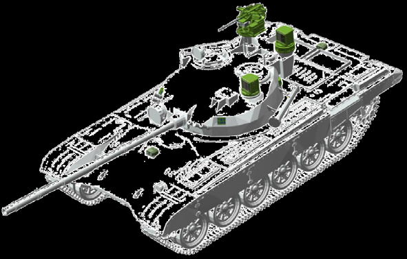 Hafif/Orta Sınıf Ana Muharebe Tankları Gelecek Nesil Sayısal Kule Elektronik Sistem Çözüm Paketi Yüksek performanslı atış gücü, operasyonel etkinlik ve arttırılmış durumsal farkındalığa olabilecek en