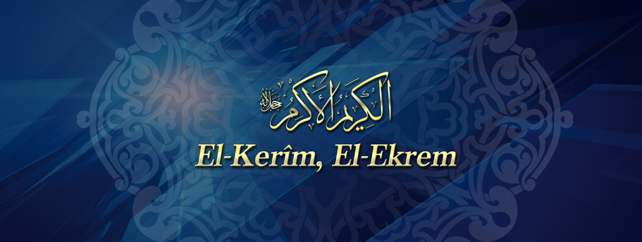 Manası: Bu isim yüce Allah ın hayrı ve iyiliği bol olan, karşılıksız iyilikler bahşeden olduğunu gösterir. El-Ekrem ismi ise, hiçbir cömerdin cömertlikte O na yetişemeyeceğini ifade eder.