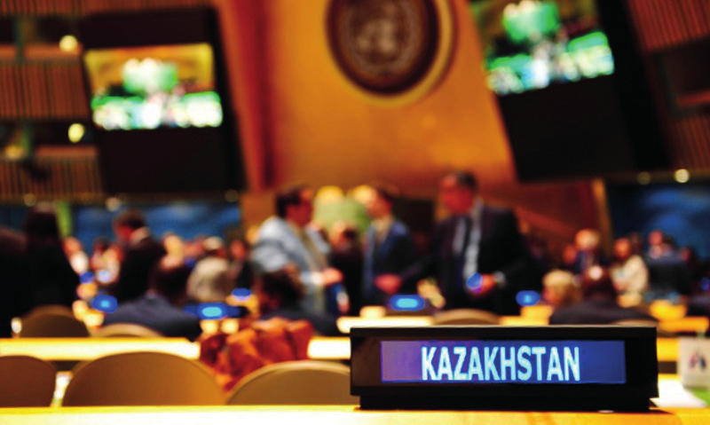 KAZAKİSTAN IN BM GÜVENLİK KONSEYİ ÜYELİĞİ ÖNCELİKLERİ Yakında BM Güvenlik Konseyi daimi olmayan üyesi görevine başlayan Kazakistan anılan örgütün 4 Ocak 2017 tarihinde New York ta gerçekleştirilen
