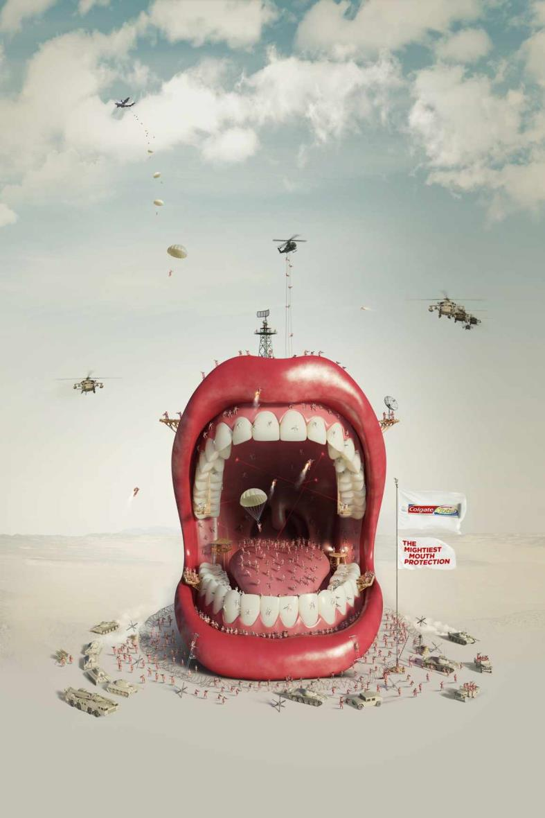 53 3.2.3. Diş Macunu Reklam Afişi I. Resim 3.3. Mighty Mouth (En Gu çlu Ağız Koruması).