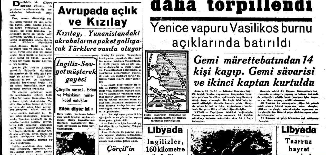 EK: 11 Vatan Gazetesi, 22 Kasım