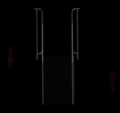 5 BASAMAKLI MERDİVEN Merdivenler zeminden platforma 100 cm kot