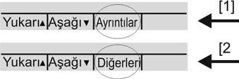 Göstergeler Resim 35: Durum satırındaki (üst) bilgiler Navigasyon yardımcısı [1] Çalışma modu [2] Arıza sembolü (sadece hatalarda ve uyarılarda) [3] ID Numarası: S = Durum satırı Gösterge ile ilgili