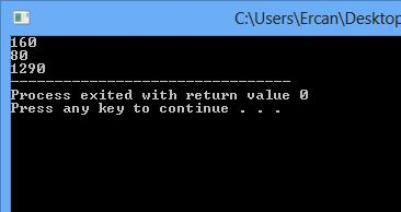 #include <iostream> using namespace std; main() { unsigned int x, y, z; x = 0xA0; y = 0x50;