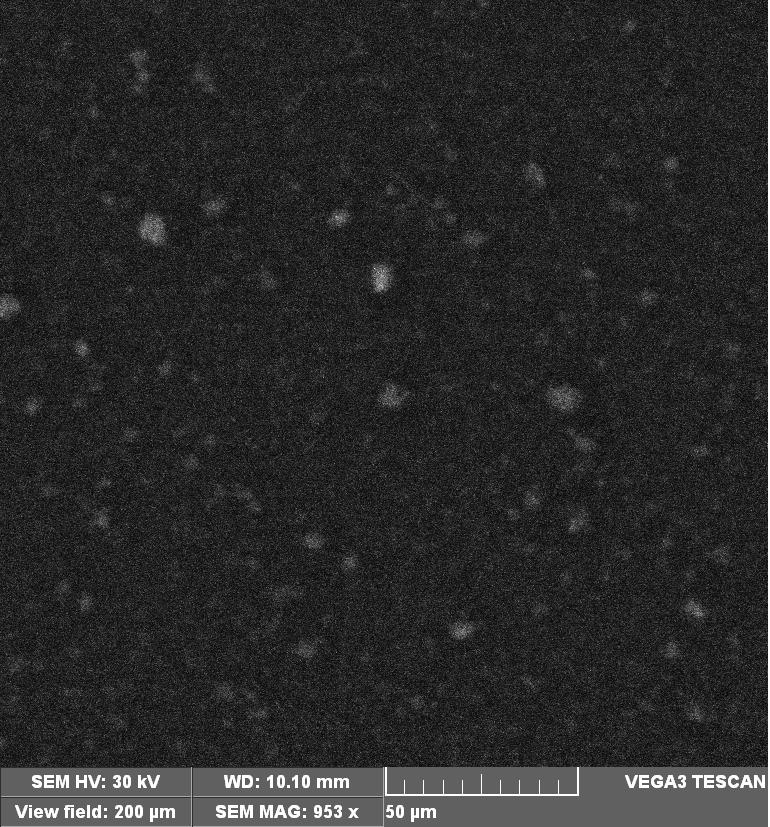 Şekil 4.7 % 30 TiO 2 içeren nanokompozit malzemenin elipsometre ölçümü 4.4 TiO 2 Nanokompozitlerin SEM Görüntüleri Şekil 4.8 ve 4.