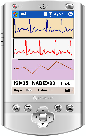 Mobil kullanıcı yazılımı EKG NABIZ 10