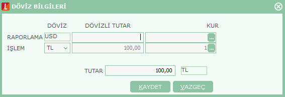 Bilgi Giriş Pencereleri Muhasebe fiģi satırlarıyla ilgili kolonlarda gözükmeyen bazı bilgiler ĠĢlemler menüsünde bulunan seçeneklerle girilir.