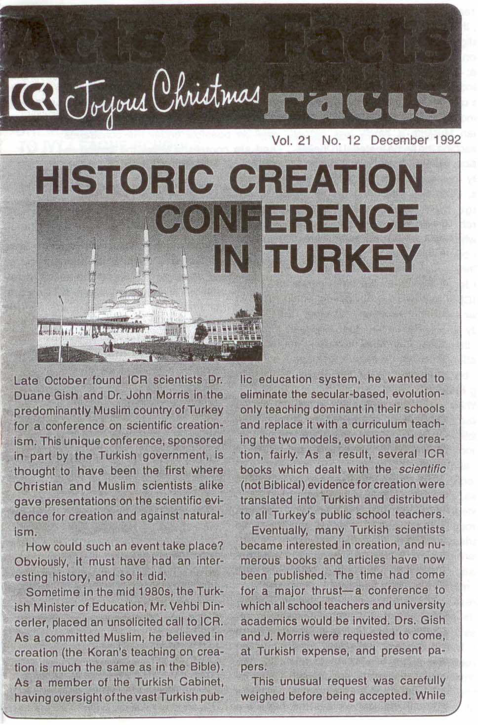 Türkiye de Tarihi Yaratılış
