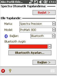 Yapacağımız ayarlar neticesinde arazide Cors a yada RTK kuracağınızda ayarları her seferinde yapmak yerine ekranınızda 3 seçim çıkar ve hangi amaç için kullanacaksanız (Cors-RTK Sabit-RTK Gezici) onu