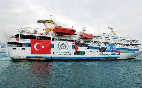 18 Saldırıya uğrayan Mavi Marmara gemisi İsrail, insani yardım konvoyunu şiddete başvurmadan engellemesi mümkünken, çok sayda sivili öldürmeyi tercih etti.