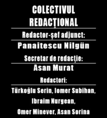 CONDUCEREA U.D.T.R. Comitetul Director Preşedinte:... OSMAN FEDBI Prim-vicepreşedinte:... IUSEIN GEMAL Secretar General:... IBRAIM ERVIN Deputat:... IBRAM IUSEIN Vicepreşedinţi: HUSEIN CADIR.