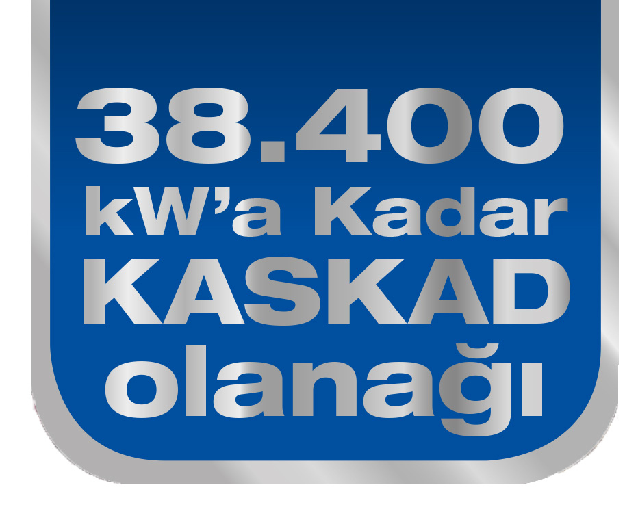 Tüm sistemin ısı talebi lider kazana (adres numarası 1 olan kazana) iletilir.