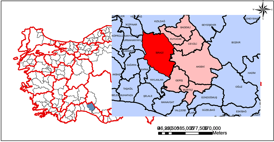 alanda saf ve karıģık olmak üzere toplam 109 adet farklı meģcere bulunmaktadır. Genellikle bir kapalı meģcerelerin hakim olduğu Ġbradı ormanları, genellikle 3, 4 ve 5. bonitete sahip olup, 5.