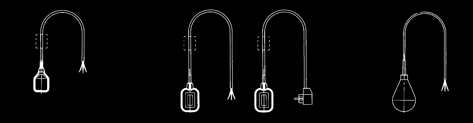 SEVÝYE KONTROL ÞAMANDIRASI KÜÇÜK MODEL ANAHTAR MODEL RDN-10 MODELÝ Tek Ýþlevli (tahliye) kablo uzunluðu 1,5, 5, 10 m. 5, 10 m kablolu sürümler için denge aðýrlýðý talep üzerine saðlanýr.