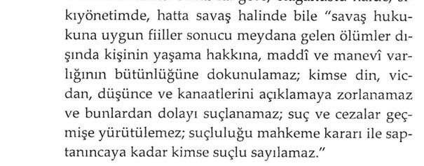 Hürriyetlerin Kullanılmasının Durdurulması başlıklı 15 inci maddesinde düzenlenmiştir.