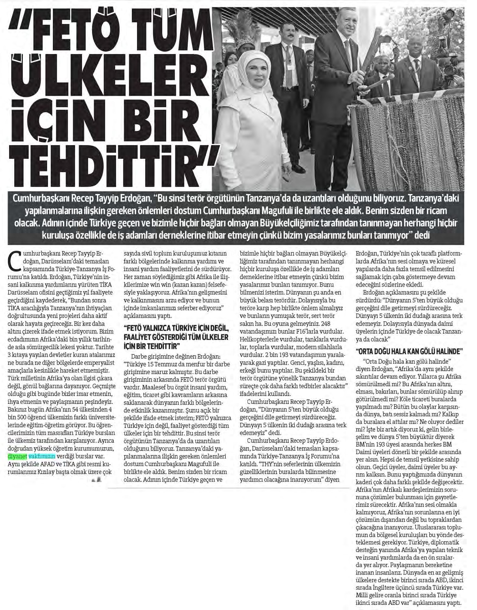 YENİ BİRLİK Tarih : 24.1.