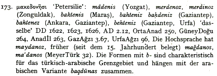 ) kısaltmasıyla yer almaktadır (Grönbech 1992: 131).