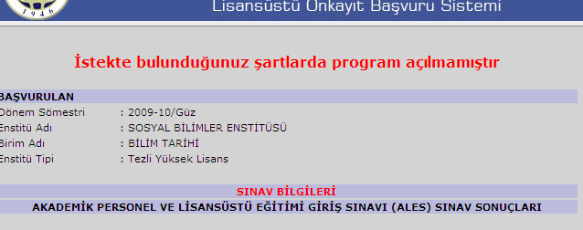 ALES Puan Türü Seçilmesi gereken Eşit Ağırlıklı EA Sayısal SAY Sözel SÖZ Sayısal veya Eşit Ağırlık SAY-EA Sözel