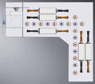 Delik kafası V12/H6 [Venture 113 114] 18 adet delik mili [Yüksek-Hızlı 7500] - 12