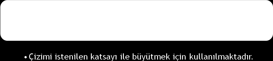 10. Bölüm: Bilgisayar Destekli Çizim: AutoCAD 107 Command: program bir komut girmenizi bekler. Command: scale scale komutu girilir. Select objects: nesneleri seçmeniz istenir.