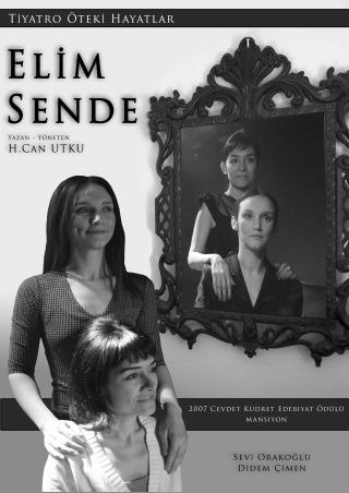 E L İ M S E N D E 2007 Cevdet Kudret Edebiyat Ödülleri' nde mansiyon kazanan "Elim Sende", birbirine paralel olarak ilerleyen iki öykü ekseninde anne-kız ilişkisinin fırtınalı dünyasını inceliyor.