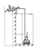 Önceden uygulanan basınç altında havalandırma Havalandırma sistemi bir kompresör ve bir TRN-serisi TSURUMI dalgıç havalandırıcıdan oluşur.