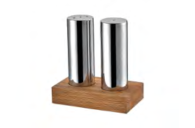 Ahşap Standlı Tuzluk Tk. 18/10 Cr.ni Wooden Stand Salt Shaker Sets Ahşap Standlı Kare Tuzluk Tk. 18/10 Cr.ni Wooden Stand Square Salt Shaker Set GRV - 38-2 li Tuzluk Tk.