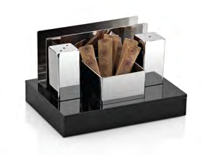 (Mat) Square Quartet Salt Shaker Glossy-Matt Ebat: 16 x 12 x 2 cm GRV - 54 - Kare Çubuk Şekerlik (Mat) GRV - 54 - Kare