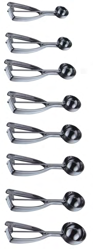 Dondurma Kepçeleri Ice-Cream Scoop BRD - 118 / 24 (50 mm) Dondurma Kepçeleri Ice-Cream Scoop BRD - 118 / 20 (53 mm) Alüminyum Cıvalı Dondurma Kaşık 20 Parts Set Of Aluminium Mercury Ice-Cream Spoon