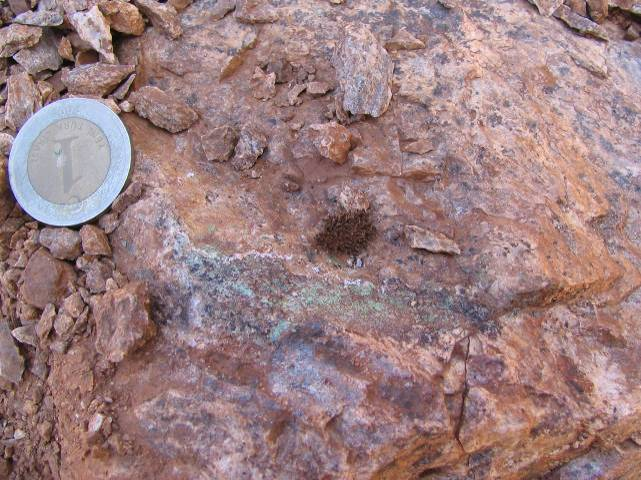 91 5.3.2. Azıklı barit oluşukları Arazi çalışmaları sırasında Azıklı köyü civarında ufak barit zuhurunun varlığı tespit edilmiştir.