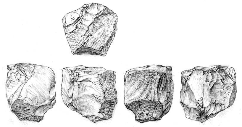 BÖLÜM IV / Levha.6: III. tabaka çekirdek ve kazıyıcı (Balkan-Atlı ve diğ., 2007: 137).