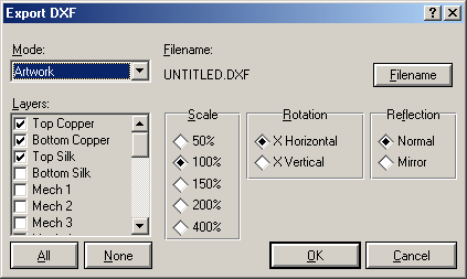 4.2.2.7. Export Dxf File 114 Çalışma alanının seçilen kısmının Dxf dosyası olarak kaydedilmesini sağlar. Şekil 4.