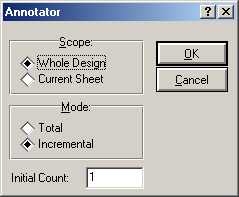 3.2.5.8. Global Annotator 38 Eleman referans değerlerinin otomatik olarak verilmesinde kullanılan seçeneklere ilişkin ayarları içerir. Komutun kullanılmasıyla şekil 3.