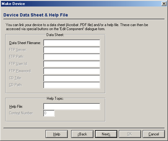 91 Şekil 3.60. Device data sheet diyalog kutusu Katalog bilgisi üç yerden birine konumlandırılabilir; Proteus un Data dizininde konumlandırılabilir.