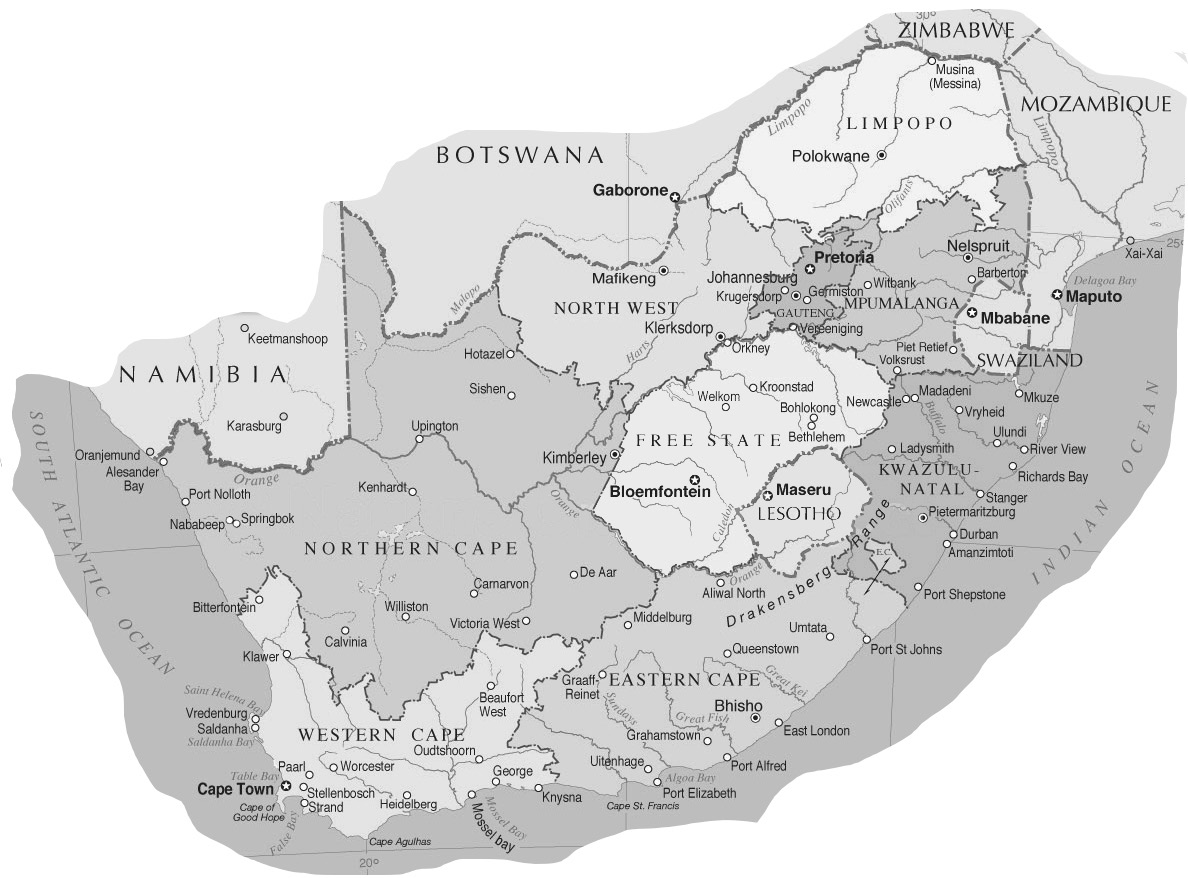 Apartheid ın sonu ve ANC nin (African National Congress Afrika Ulusal Kongresi -ÇN) zaferine ezilen halklar daha iyi bir yaşam için ümit bağladı. Bu, bugüne kadar yerine getirilmedi.