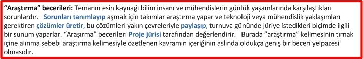 1.0 Bilim Kahramanları Buluşuyor/FIRST LEGO League turnuvalarında jüri olduğunuz için teşekkür ederiz. FLL turnuvaları, (Türkiye deki ismiyle Bilim Kahramanları Buluşuyor) bu yıl 80 ülkede, 26.