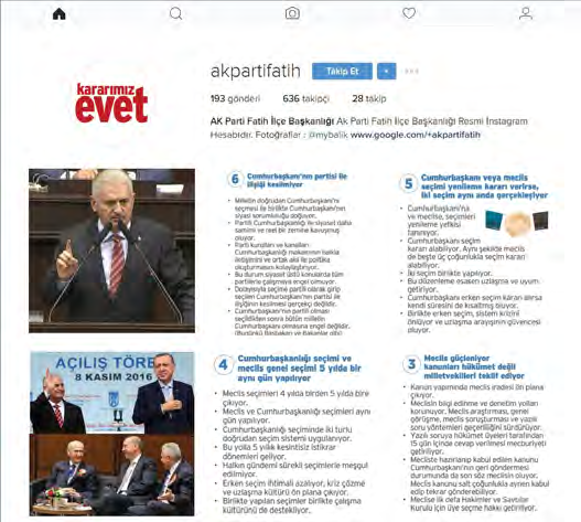 06 INSTAGRAM 640x640 piksel boyutlarında yüklenecek profil fotoğrafı teşkilatlar için yeterli