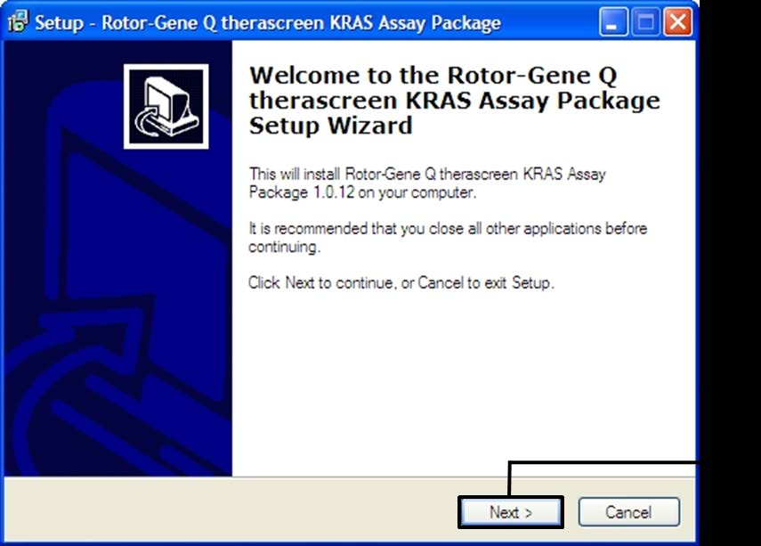 Ek: therascreen KRAS Test Paketinin kurulumu therascreen KRAS RGQ PCR Kiti, 72 kuyulu rotora sahip RotorGene Q MDx 5plex HRM cihazı ile birlikte kullanılmak üzere tasarlanmıştır.