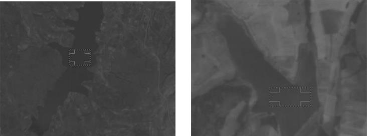 RASAT L1 görüntülerinde gürültü analizi için kullanılan göller ve görüntü parçalarına iki örnek. Çizelge 4. Gürültü analizi sonuçları. Görüntü Keşan RASAT 2012 Keşan RASAT 2015 Göl sayısı 9 7 Min.