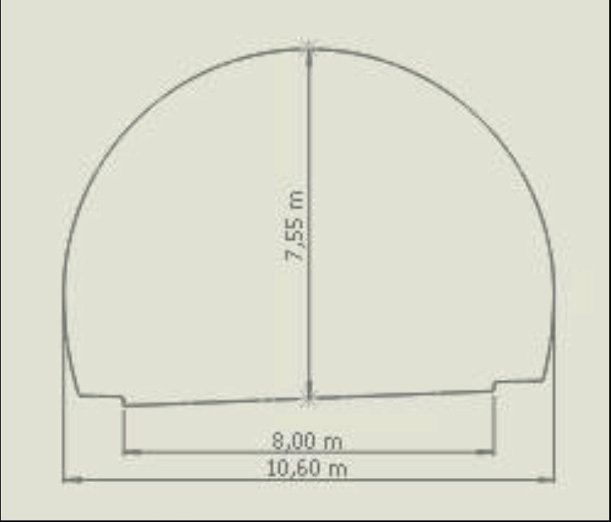 lunmaktadır. Acil durumda insanların kaçışı için yan tüpe geçişler bulunmaktadır fakat bu geçişler yangın kapıları ve duvar ile tünel geometrisi bozulmayacak şekilde inşa edilmiştir. 2.