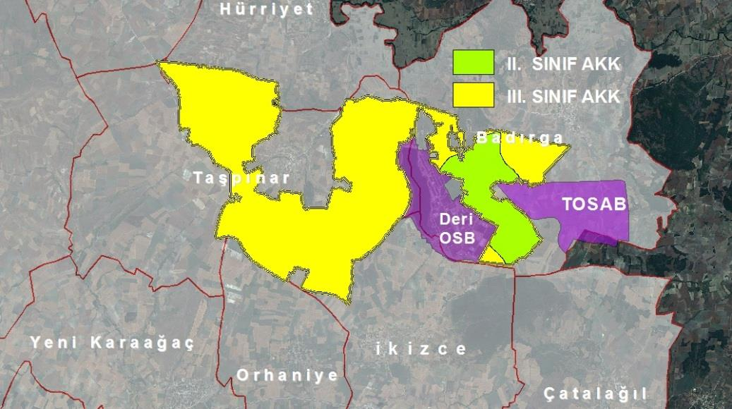 BATIOSB (TEKNOSAB) AKK AKK TANIM ORAN ( % ) ALAN (ha) II II.