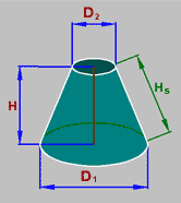 h + ( b a) π.( a + b). l yüzey alanı formülü ile bulunur. KKYA (r+r1).l formülü ile bulunur. π.( a + b). l 1-A)KESĐK KONĐNĐN HACMĐ: 1) KESĐK KONĐ: Bir koni piramidin tabanına paralel bir düzlemle kesilmesinden oluşan altta kalan kısmına kesik koni piramit denir.